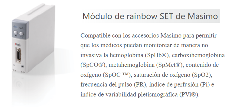 Modulo de rainbow set de masimo